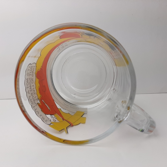 🍒 Vintage Garfield McDonalds Promotional Mug Glass Coffee Cup - Picture 10 of 12